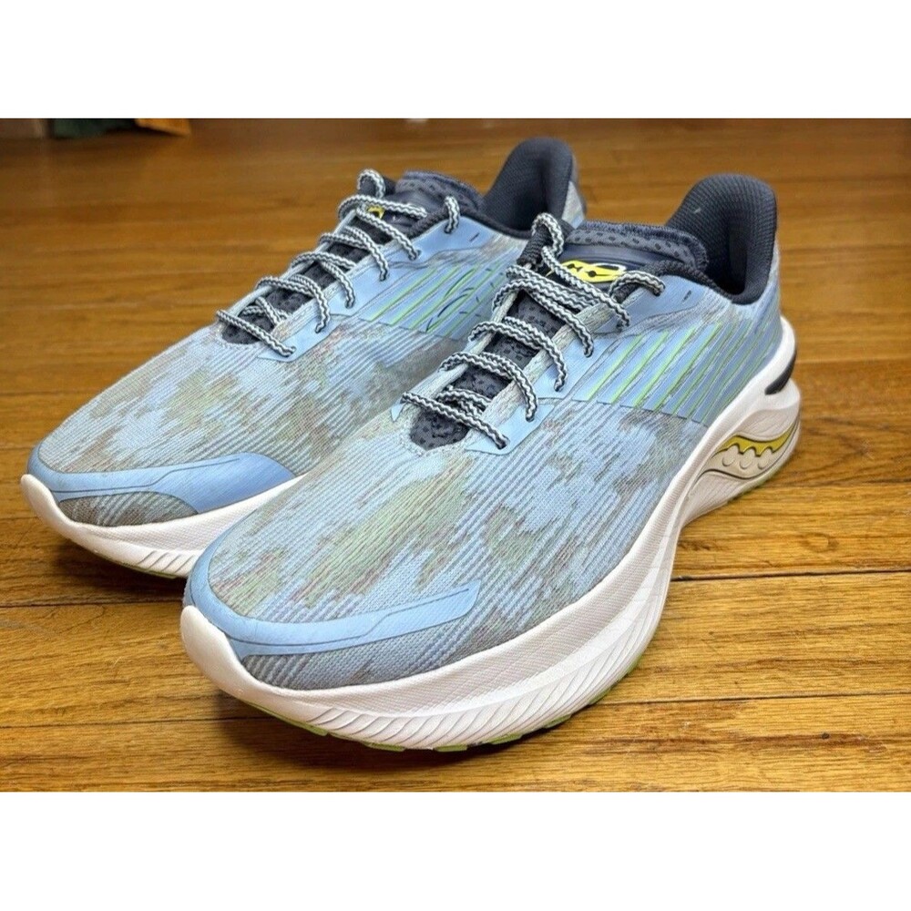Saucony Endorphin Shift 3 Ether Blue Green Men's Running Shoes Size 10.5 - Picture 3 of 11